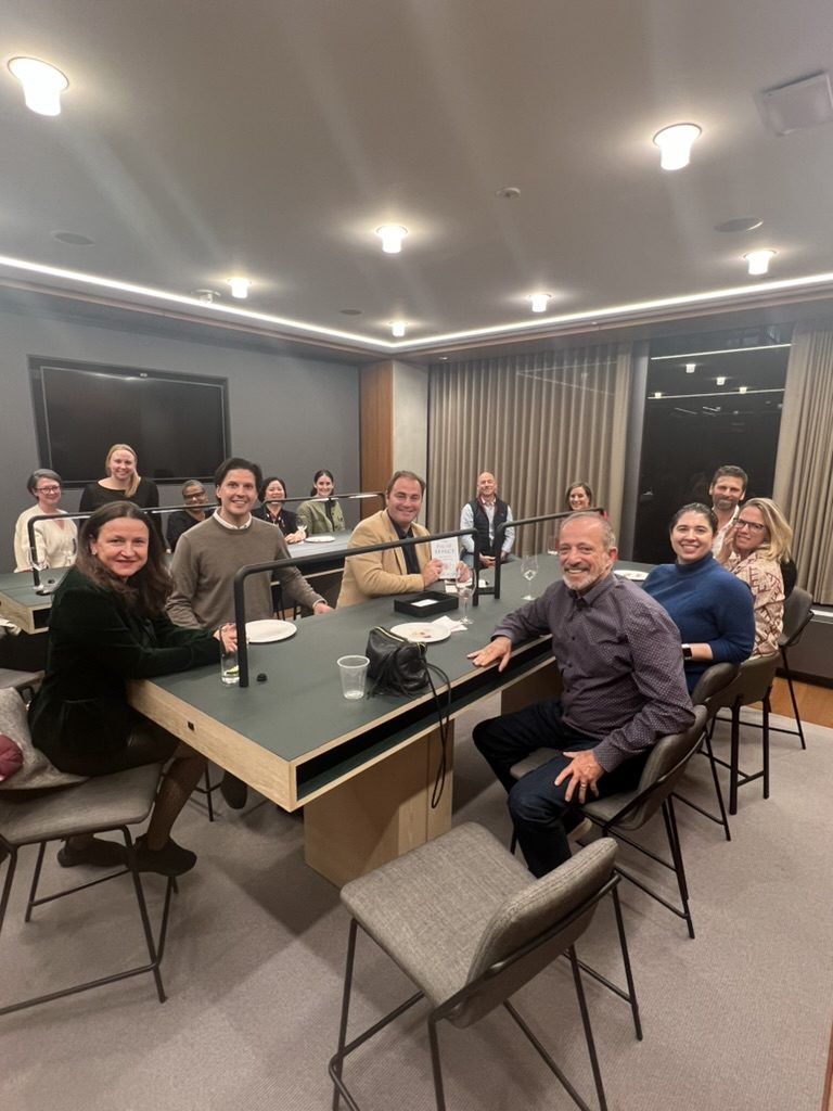 Members in a working roundtable discussion